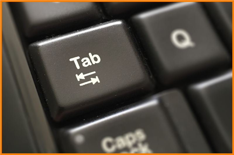 The tabulation key.