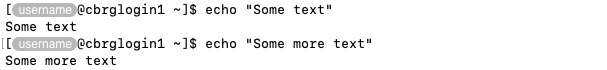 Declaring multiple commands in separate statements.